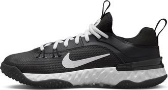 Nike Mens Huarache 9 Elite TF LAX Lacrosse Shoes in Black | FN0310-002
