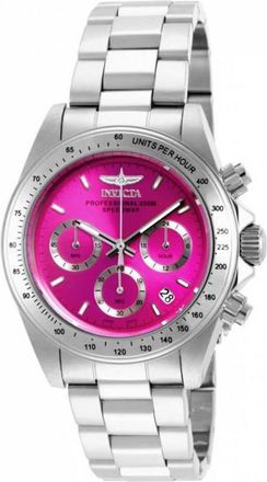 Invicta Speedway Chronograph Quartz Pink Dial Watch 16654
