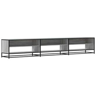 Berkfield Home TV Cabinet Grey Sonoma 270x40x46 cm Engineered Wood | Size: 270 x 40 x 46 cm