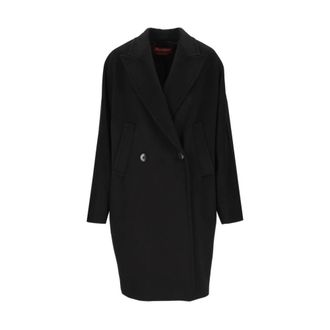 Max Mara Cappotto Mastro - Dames - Mantels - Zwart - Maat: XS Wol