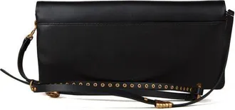 Pinko Womens Shoulder Bag Black Leather - Shoulder-Bags