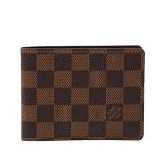 Louis Vuitton Pre-owned Wallets, female, Brown, Size: ONE SIZE Pre-owned Vintage Damier Ebene Compact Wallet