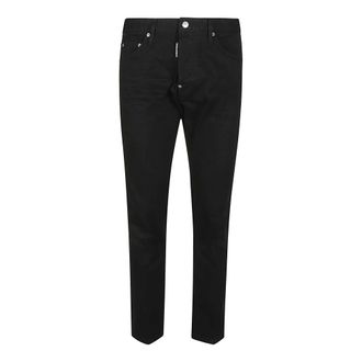 Dsquared2 Slim-fit Jeans, male, Black, Size: 2XL Teddy Jeans