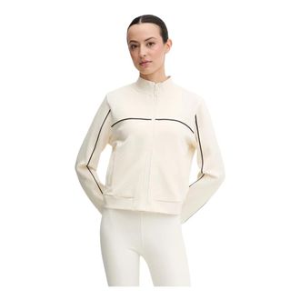 Guess Clara Zip-through - Dames - Vesten met rits - Beige - L - Polyester - Hoodies & sweatvesten