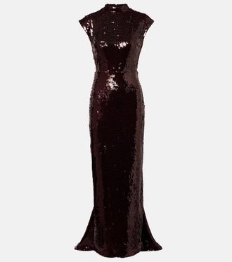 Rotate Kamaja sequined gown