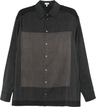 Loewe x Albers Camicia in lana - Nero