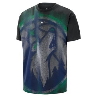 Nike Mens Minnesota Timberwolves Basketball T-Shirt in Black | IO6412-010