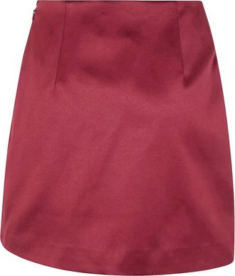 By Malene Birger Minigonna drappeggiata - Rosso