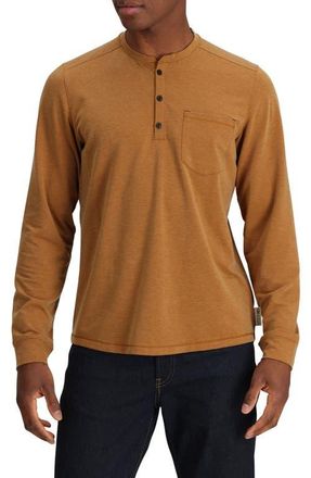 Outdoor Research Aberdeen Long Sleeve Pocket Henley in Bronze Heather at Nordstrom, Size Xx-Large