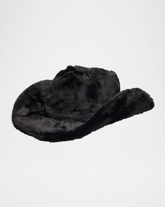 Jocelyn Faux Fur Cowboy Hat