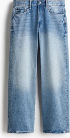 H&M Loose Straight Jeans - Blue