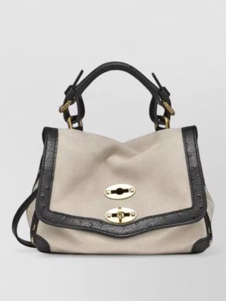 Zanellato lamb leather shoulder bag