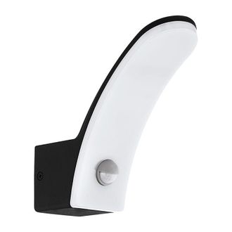 Eglo Eglo - Applique Esterno Contemp Fiumicino Alluminio Nero Policarbonato Bianco Led