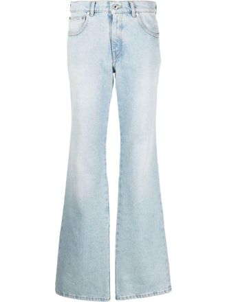 Off-white Bleach Baby baggy flared jeans - Blue