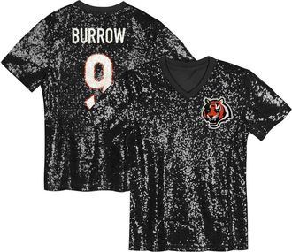 Outerstuff Womens Joe Burrow Black Cincinnati Bengals Player Name & Number V-Neck Fashion Jersey at Nordstrom, Size Medium