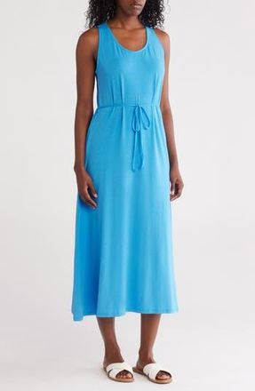 Eileen Fisher Racerback Jersey Tank Dress in Calypso at Nordstrom Rack, Size Medium