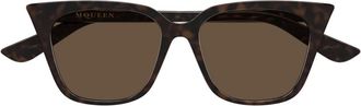 Alexander McQueen Alexander McQueen, Sunglasses, unisex, Brown, Size: 53 MM Am0556S Sunglasses