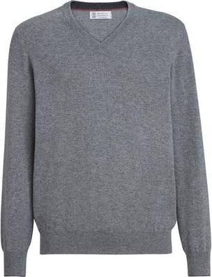 Brunello Cucinelli Cashmere sweater in Dark Grey at Nordstrom, Size 60 It