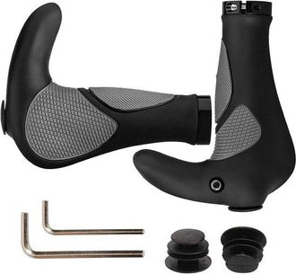 OEM Pu&ntilde;os Ergon&oacute;micos Para Manillar De Bicicleta De Monta&ntilde;a Y Urbana - Goma Antideslizante