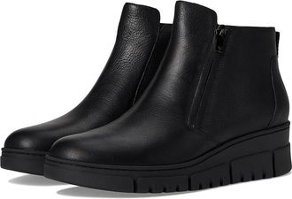 Vionic Uptown Sur Booties Womens Boots Black Leather : 9 M