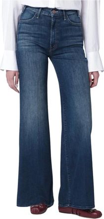 Mother Troublemaker Jeans - Dames - Flared Jeans - Blauw - W28 - Jeans