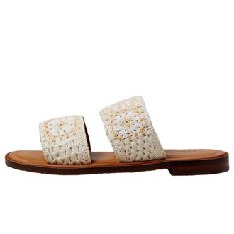 Free People Juliette Crochet Sandal Ivory Combo OB1639876-103 Womens