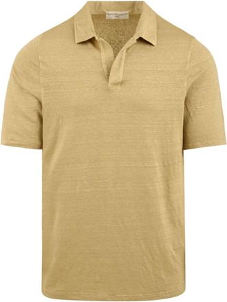 FILIPPO DE LAURENTIIS Beige T-shirts en Polos - Heren - Polos - Beige - L - Tops