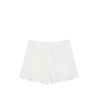 Low Classic Short Shorts, female, White, Size: S Embroidered Shorts
