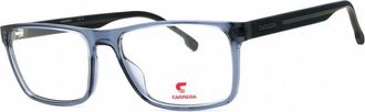 Carrera Mens Blue Rectangular Eyeglass Frames CARRERA8885