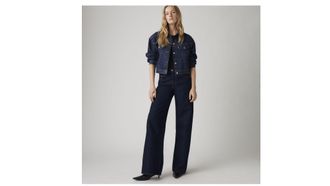 Levi's XL Straight Jeans - Womens - 24X31 - Dark Wash / Dream Nice Dreams