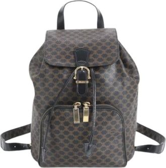 Celine Pre-owned Backpacks, female, Multicolor, Size: ONE SIZE Pre-owned Canvas Backpack