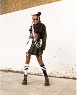 Dr. Martens Sinclair leren enkelboots zwart