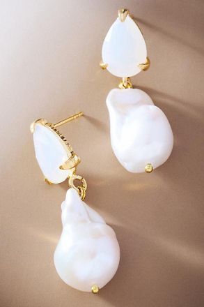 Christie Nicolaides Ella Pearl Moonstone Earrings