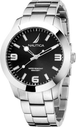 Nautica Grijze RVS Dresswatch