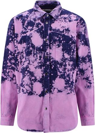 Darkpark Casual overhemd - Heren - Casual Overhemden - Roze - L - Katoen - Overhemden