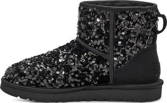 UGG (WMNS) UGG Classic Chunkey Sequin 1130602-BLK