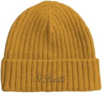 MC2 Saint Barth Wengen Beanie - Heren - Hoeden - Geel - ONE Size - Wol - Accessoires