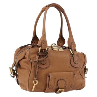 Chlo&eacute; Pre-owned Handbags, female, Brown, Size: ONE SIZE Pre-owned Hand Bag