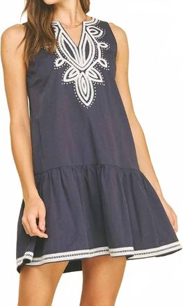 Pinch Design Preslee Mini Dress In Ink