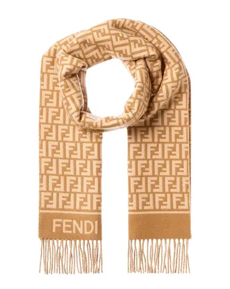Fendi Fendi Ff Wool & Cashmere-Blend Scarf