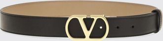 Valentino Garavani Cintura VLogo Signature reversibile in pelle di vitello liscia
