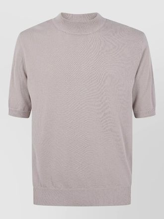 Zanone cotton short-sleeve turtleneck jumper