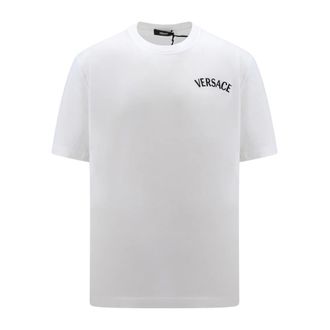 Versace Heren, Tops, Wit, Maat: M Katoen