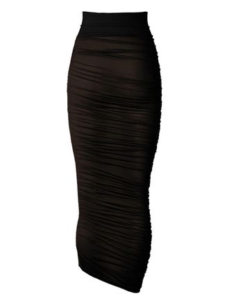 Wolford Falda midi transparente Wolford