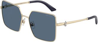 Jimmy Choo London JC4031B 300680 Womens Sunglasses Gold Size 56