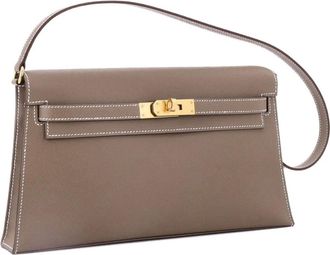 Herm&egrave;s Kelly Elan Madame shoulder bag - women - Calf Leather - One Size - Grey