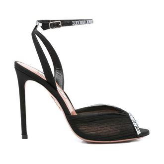 Aquazzura High Heel Sandals, female, Black, Size: 10 US Elegant Sandal for Special Occasions