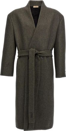 Fear of God Cappotto senza colletto - Verde