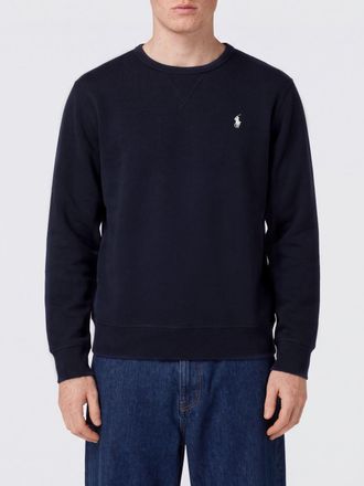 Polo Ralph Lauren Crew Neck Cotton-Blend Sweatshirt with Pony Logo