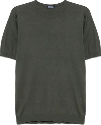 Barba Heren, Tops, Groen, Maat: 3XL Zijde